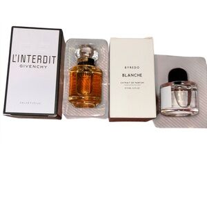 Givenchy L'Interdit and Byredo Blanche Perfume Set